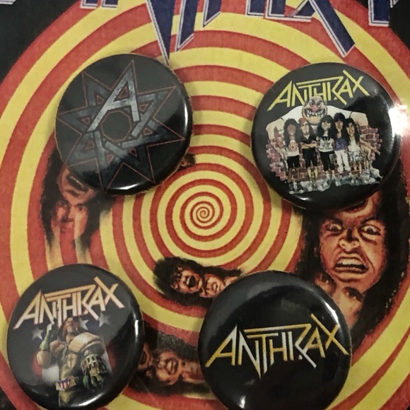 🚫SOLD•E✝️SY🚫 2006 Anthrax Button•Pins TPIBS - Picture 3 of 4